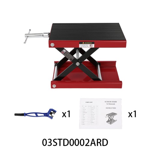 Red wide deck 1100 lbs - red,